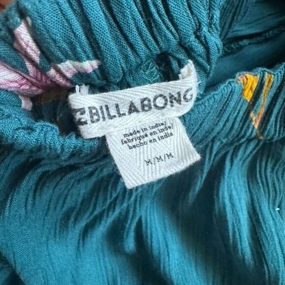 Billabong M Twist back flora green blue romper - Picture 8 of 8